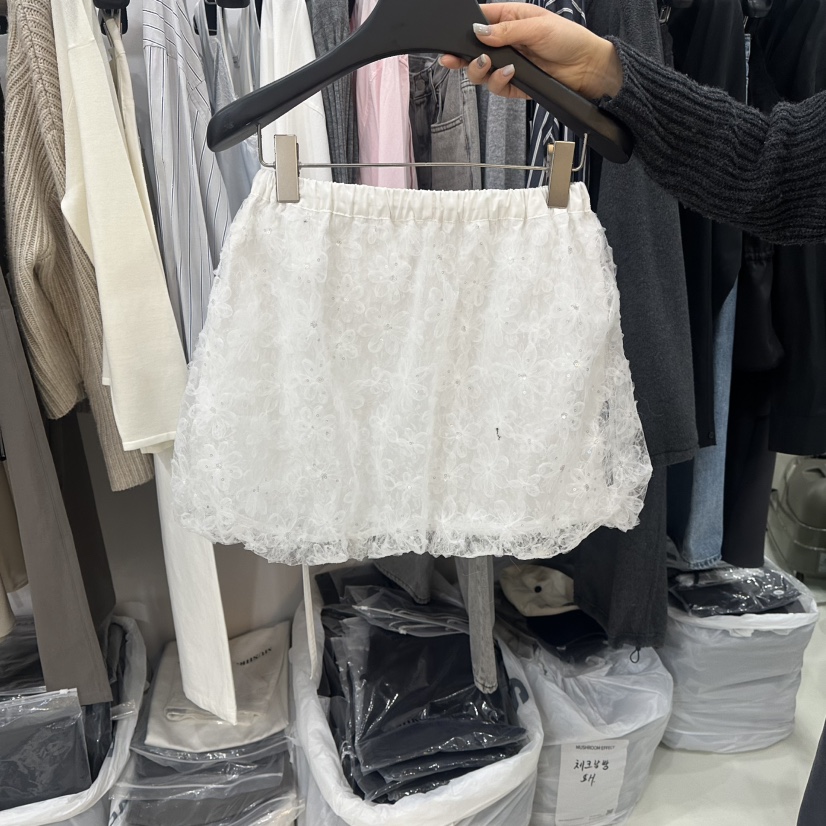 MUSHROOM EFFECT㊣東大門代購女士新品職業時尚人氣短裙春款MUSHROOM EFFECT短裙