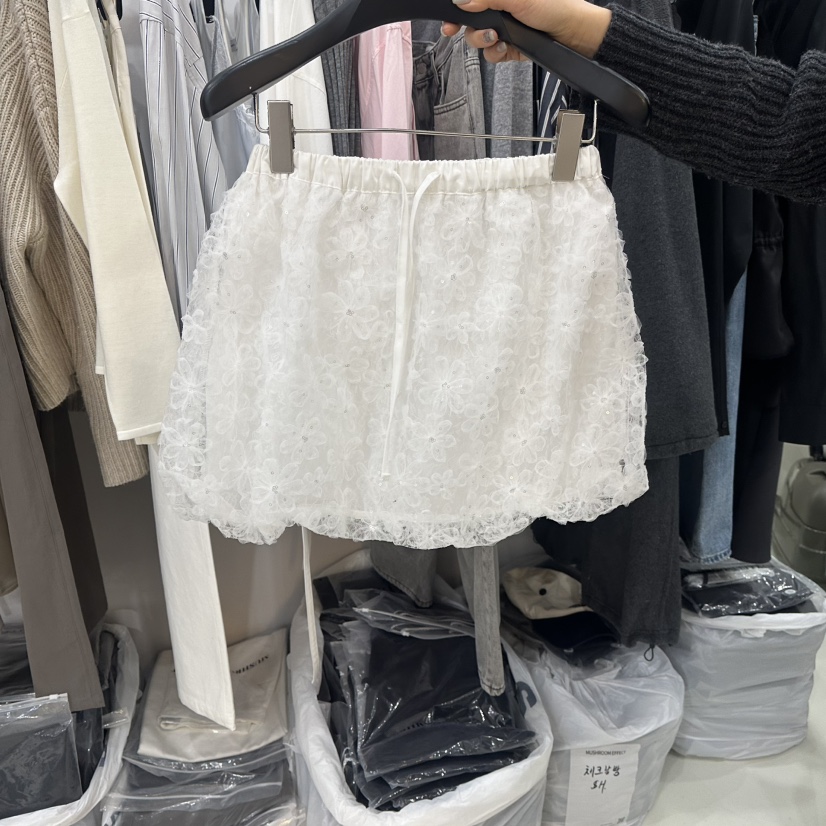 MUSHROOM EFFECT㊣東大門代購女士新品職業時尚人氣短裙春款MUSHROOM EFFECT短裙圖色1