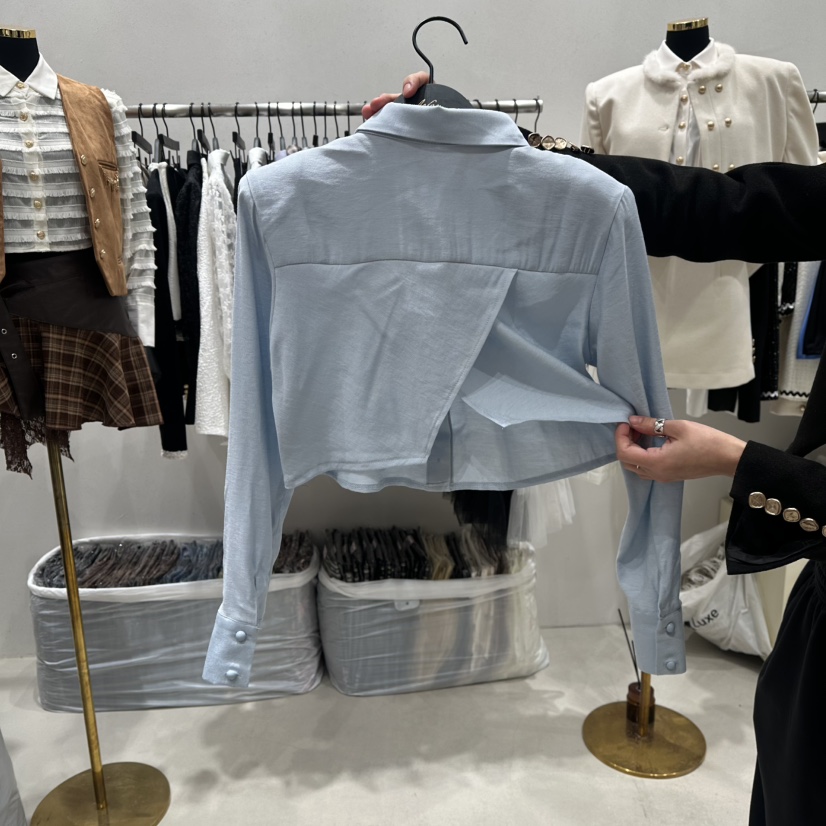 BUBBLE/LOTTIMO韓國直郵㊣女士新款時尚休閑推薦襯衫蕾絲衫BUBBLE/LOTTIMO襯衫/蕾絲衫