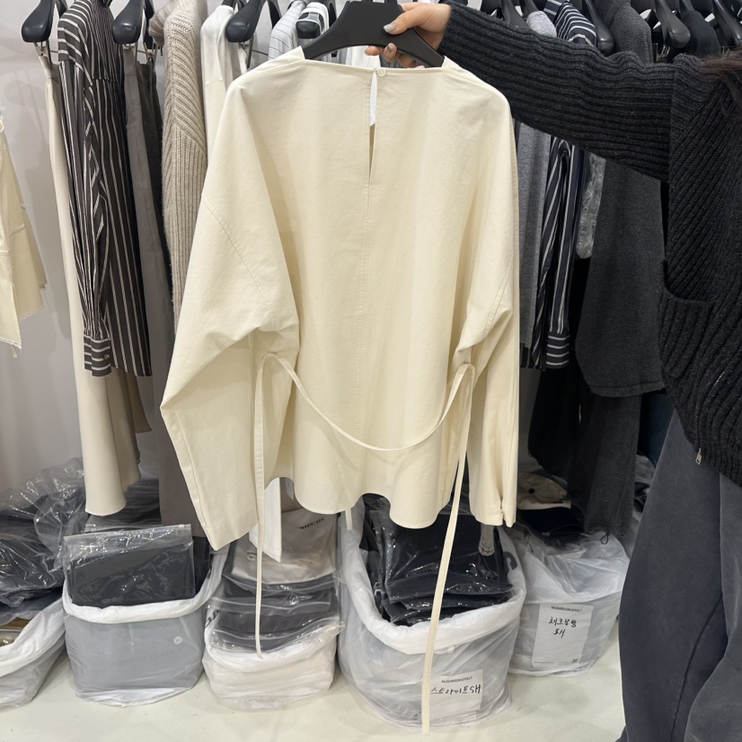 MUSHROOM EFFECT韓國直郵㊣女裝新品熱賣26春夏襯衫蕾絲衫春款MUSHROOM EFFECT襯衫/蕾絲衫