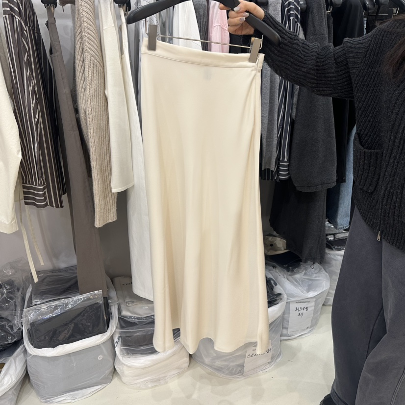 MUSHROOM EFFECT韓國代購㊣女士新款職業時尚26春夏長裙春款MUSHROOM EFFECT長裙圖色1