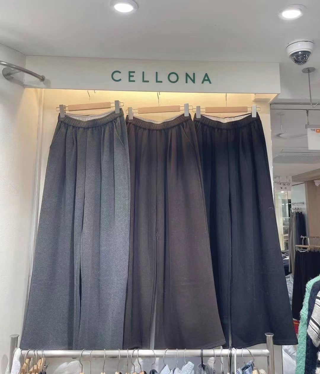 CELLONA韓國直郵㊣女裝新款休閑職業真品26春夏時尚休閑褲褶裥CELLONA休閑褲圖色2左二色