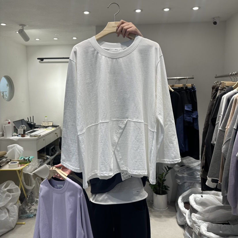 IN KIRA東大門直郵㊣女裝新品時尚熱賣人氣真品26春夏長袖T恤IN KIRA長袖T恤圖色1