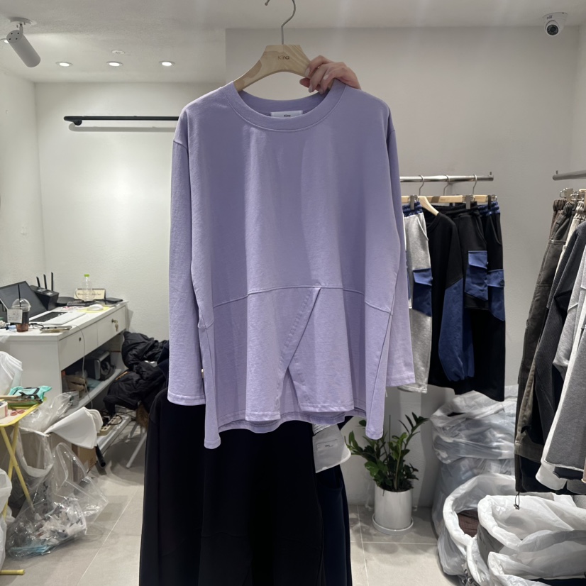 IN KIRA東大門直郵㊣女裝新品時尚熱賣人氣真品26春夏長袖T恤IN KIRA長袖T恤圖色2