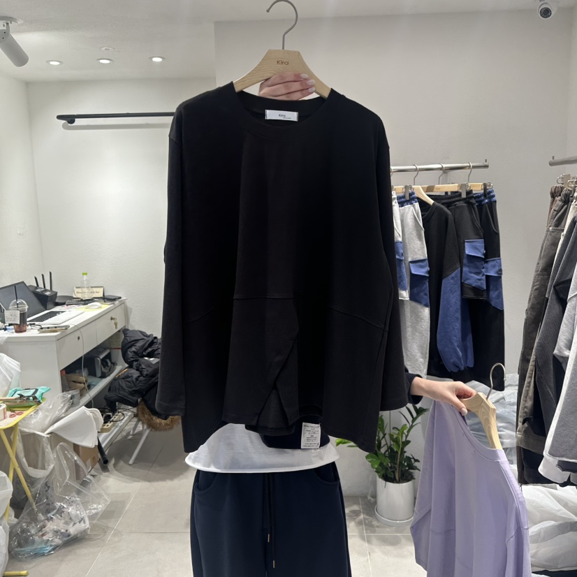 IN KIRA東大門直郵㊣女裝新品時尚熱賣人氣真品26春夏長袖T恤IN KIRA長袖T恤圖色3