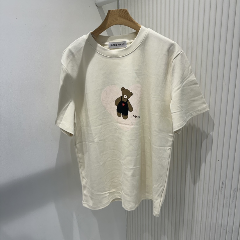 COCO HOLIC東大門直郵㊣女裝新品時尚人氣休閑職業推薦T恤COCO HOLICT恤圖色1