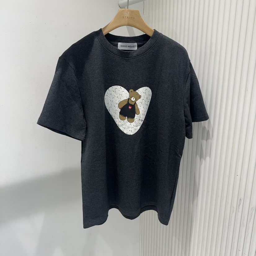 COCO HOLIC東大門直郵㊣女裝新品時尚人氣休閑職業推薦T恤COCO HOLICT恤圖色2