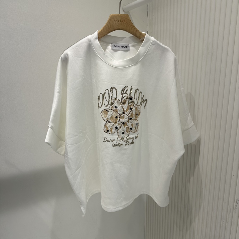 COCO HOLIC㊣東大門代購女士新款職業推薦26春夏熱賣人氣T恤COCO HOLICT恤圖色1