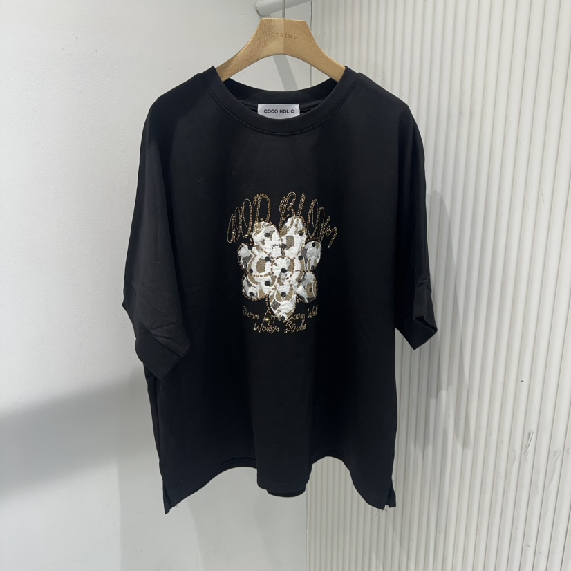 COCO HOLIC㊣東大門代購女士新款職業推薦26春夏熱賣人氣T恤COCO HOLICT恤圖色2