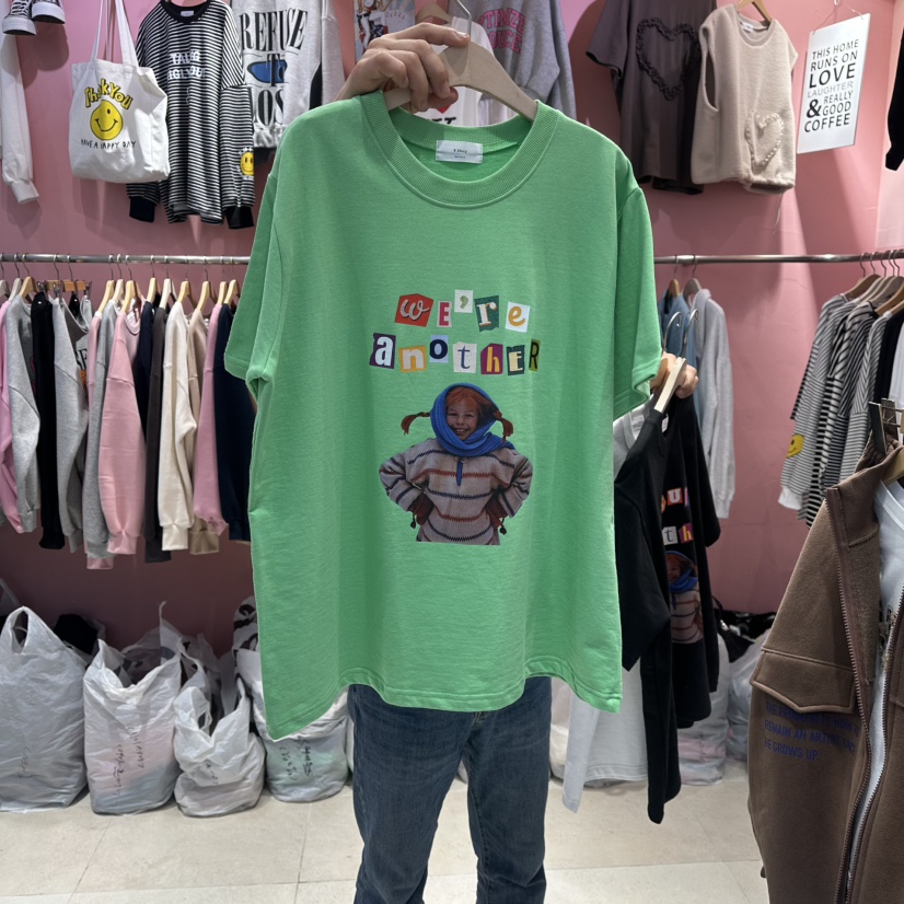 K STORY韓國直郵㊣女士新品職業時尚26春夏真品人氣T恤春款K STORYT恤圖色2