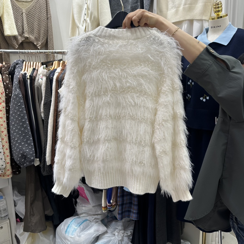 BIKINI㊣東大門實拍女士新款職業26春夏時尚熱賣人氣真品毛衣BIKINI毛衣