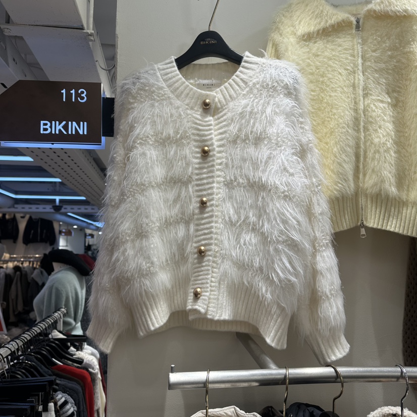BIKINI㊣東大門實拍女士新款職業26春夏時尚熱賣人氣真品毛衣BIKINI毛衣圖色1