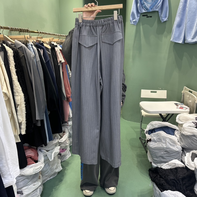 ROMANTIC NEWYORK㊣東大門代購女裝新品熱賣人氣職業休閑褲ROMANTIC NEWYORK休閑褲