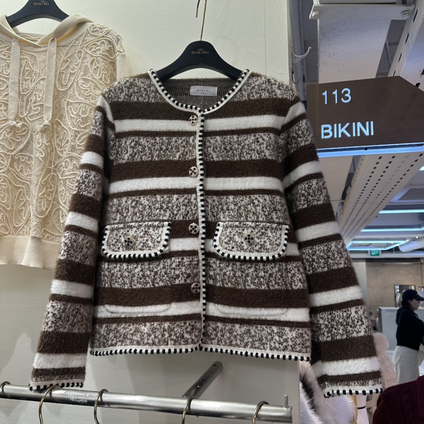 BIKINI㊣東大門實拍女士新品人氣推薦休閑熱賣真品時尚夾克BIKINI夾克圖色1