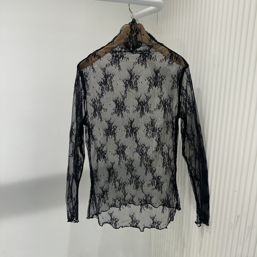 COCO HOLIC㊣東大門代購女士新品熱賣休閑襯衫蕾絲衫花朵蕾絲COCO HOLIC襯衫/蕾絲衫