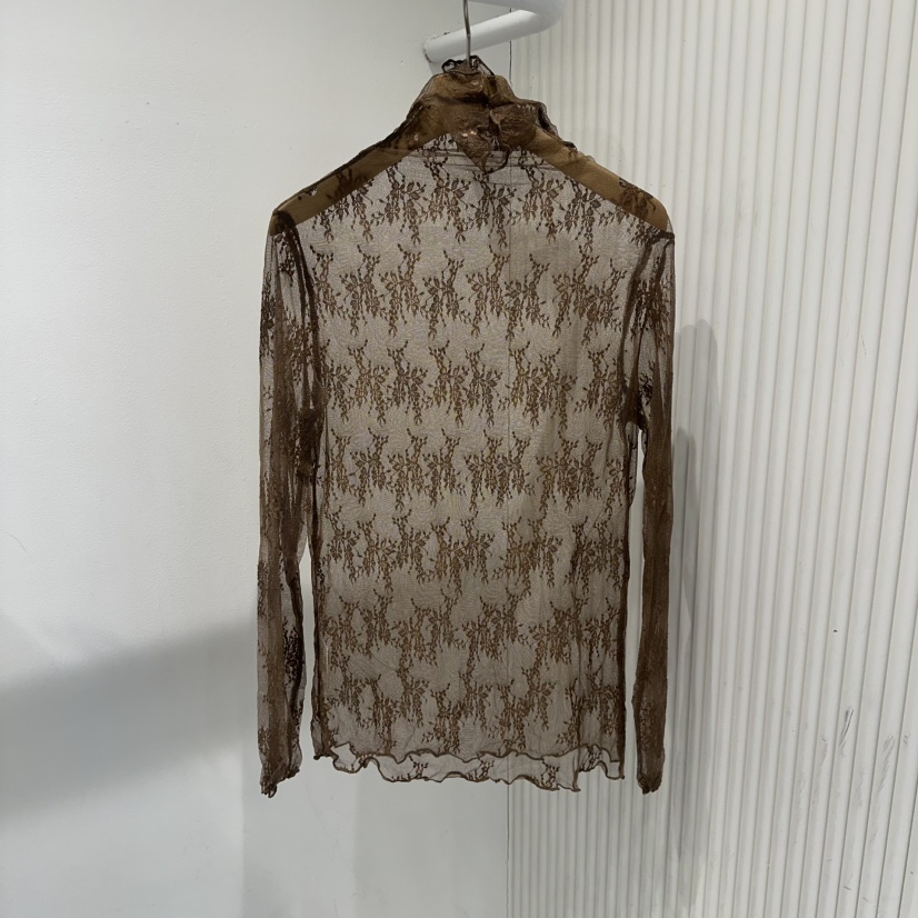 COCO HOLIC㊣東大門代購女士新品熱賣休閑襯衫蕾絲衫花朵蕾絲COCO HOLIC襯衫/蕾絲衫圖色3