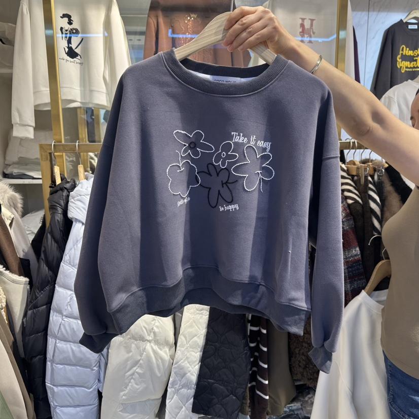 COCO HOLIC㊣東大門實拍女裝新品職業26春夏時尚推薦真品衛衣COCO HOLIC衛衣圖色3