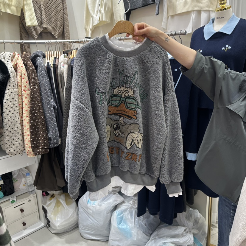 BIKINI㊣東大門代購女裝新品真品熱賣26春夏休閑時尚職業衛衣BIKINI衛衣圖色2