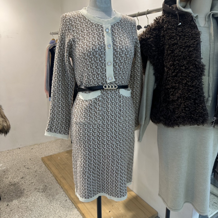 BIKINI㊣東大門代購女士新品推薦熱賣26春夏職業真品連衣裙BIKINI連衣裙圖色1