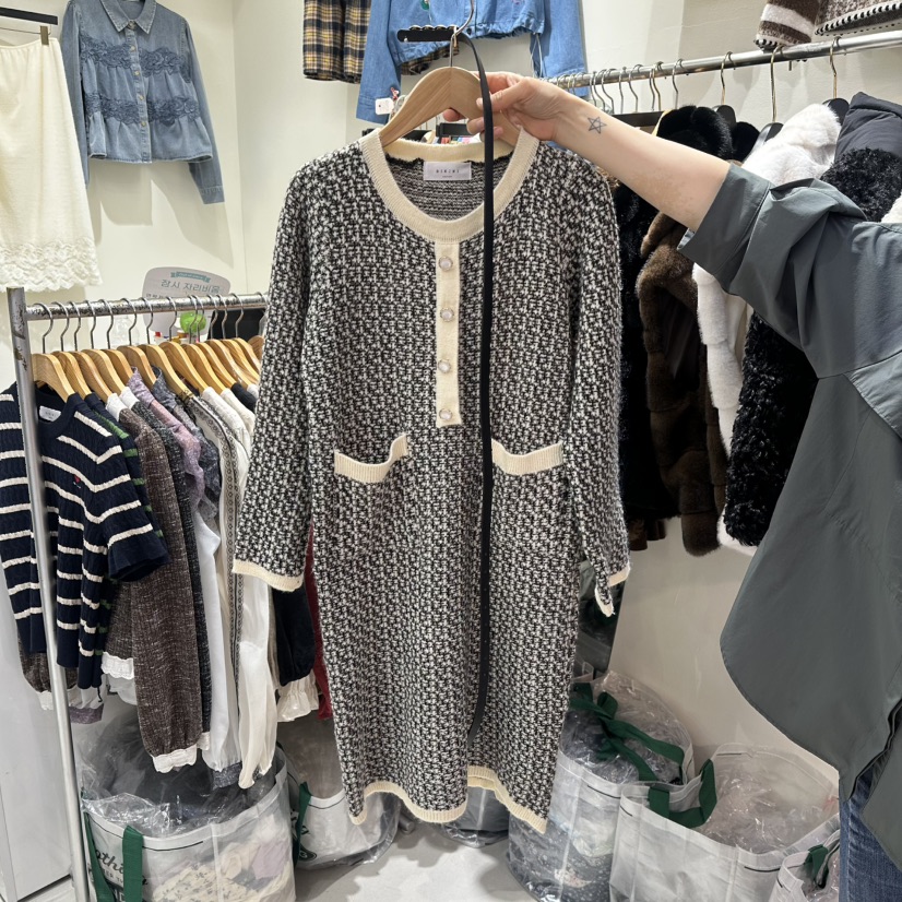 BIKINI㊣東大門代購女士新品推薦熱賣26春夏職業真品連衣裙BIKINI連衣裙圖色2