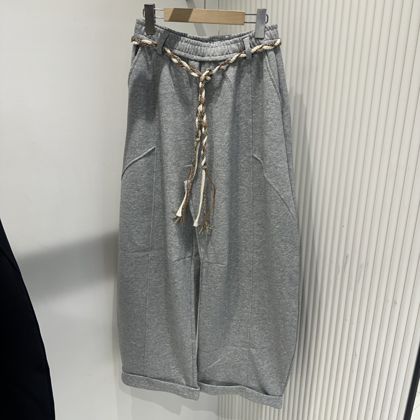 COCO HOLIC㊣東大門代購女士新品職業時尚推薦休閑褲含腰繩COCO HOLIC休閑褲圖色2