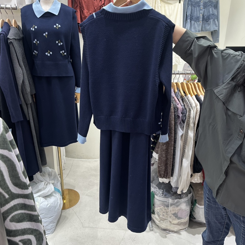 BIKINI東大門直郵㊣女裝新品人氣職業26春夏套裝紐扣背心套裝BIKINI套裝