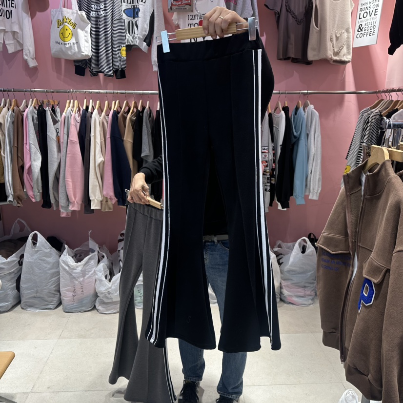 K STORY㊣東大門代購女裝新品休閑推薦真品休閑褲春款修身K STORY休閑褲圖色2