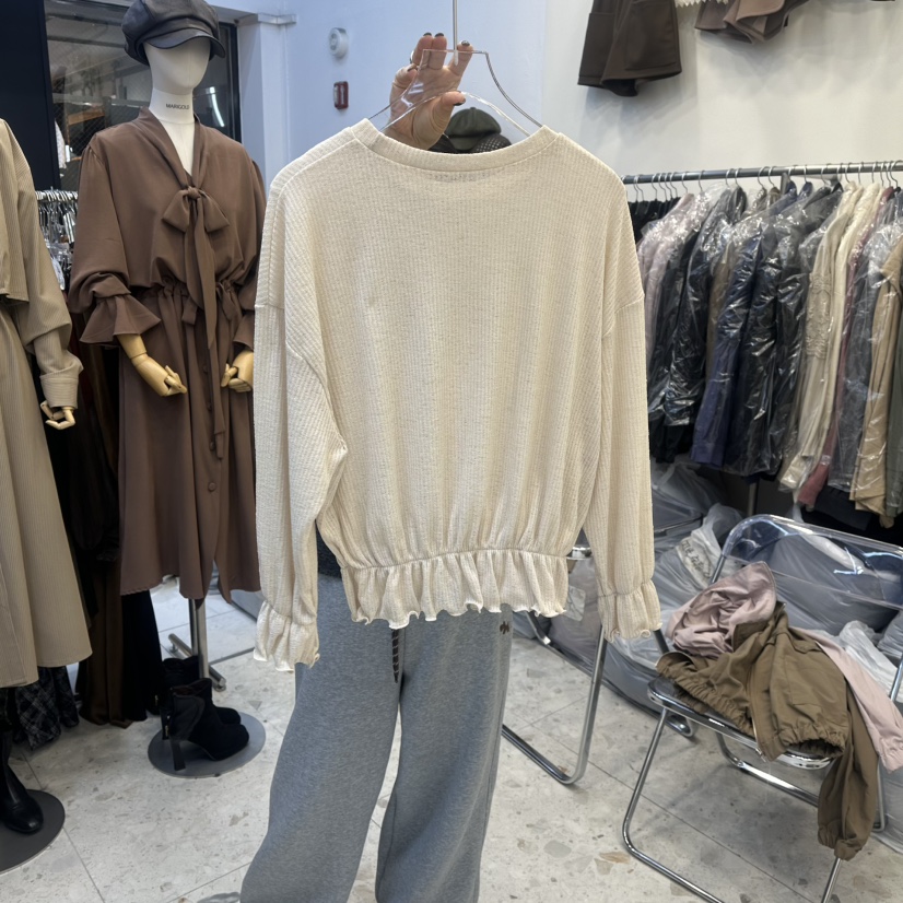 MARIGOLD㊣東大門代購女裝新品人氣時尚休閑推薦真品長袖T恤MARIGOLD長袖T恤