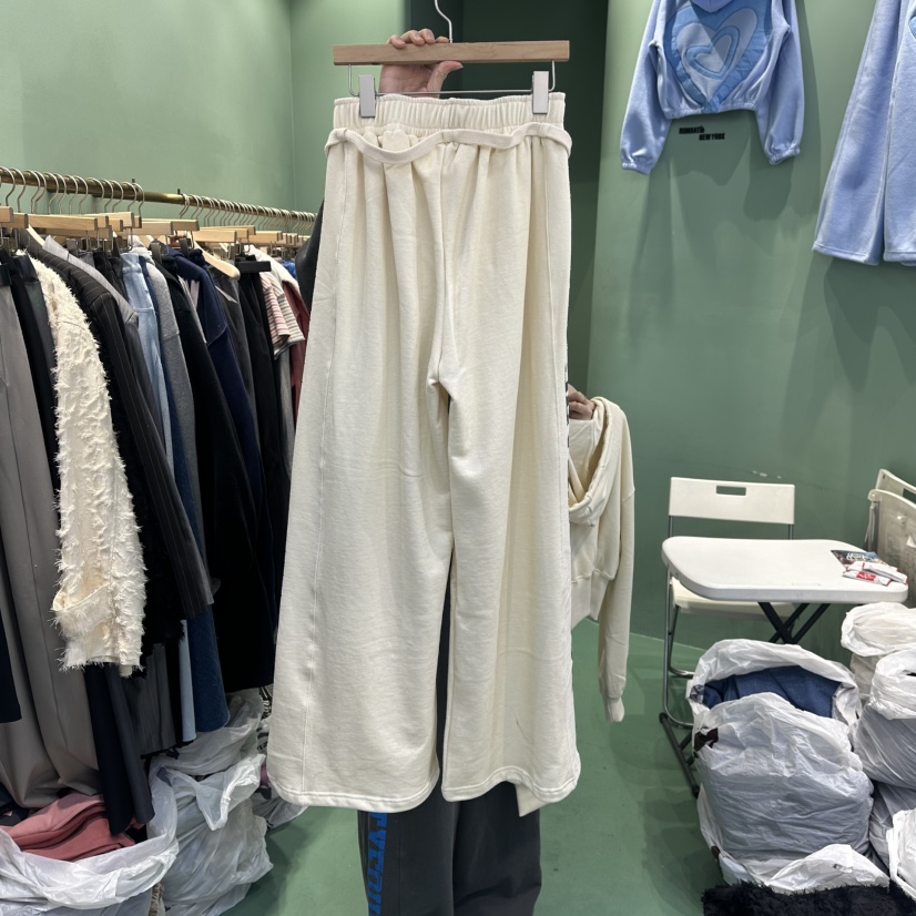 ROMANTIC NEWYORK東大門直郵㊣女裝新款職業人氣休閑褲含腰繩ROMANTIC NEWYORK休閑褲