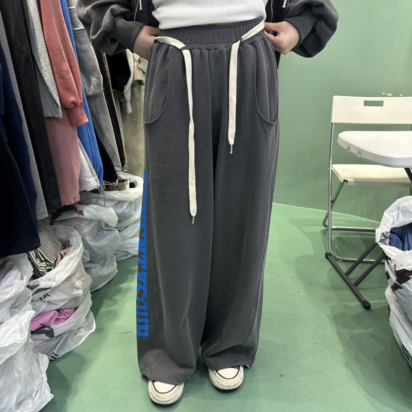 ROMANTIC NEWYORK東大門直郵㊣女裝新款職業人氣休閑褲含腰繩ROMANTIC NEWYORK休閑褲圖色2