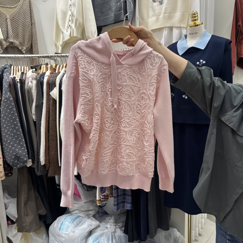 BIKINI韓國代購㊣女裝新品時尚職業休閑真品人氣26春夏衛衣BIKINI衛衣圖色2