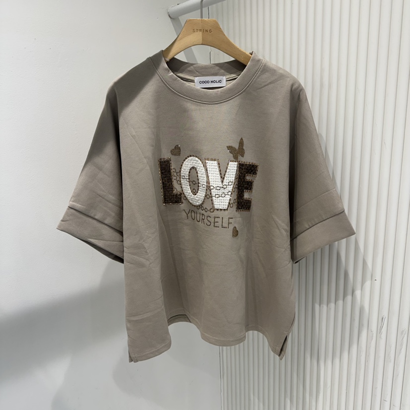COCO HOLIC㊣東大門代購女裝新款真品職業時尚26春夏熱賣T恤COCO HOLICT恤圖色2
