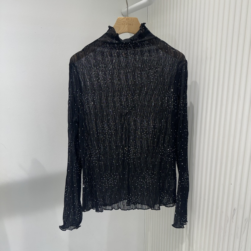 COCO HOLIC韓國直郵㊣女裝新款推薦熱賣時尚26春夏襯衫蕾絲衫COCO HOLIC襯衫/蕾絲衫圖色2