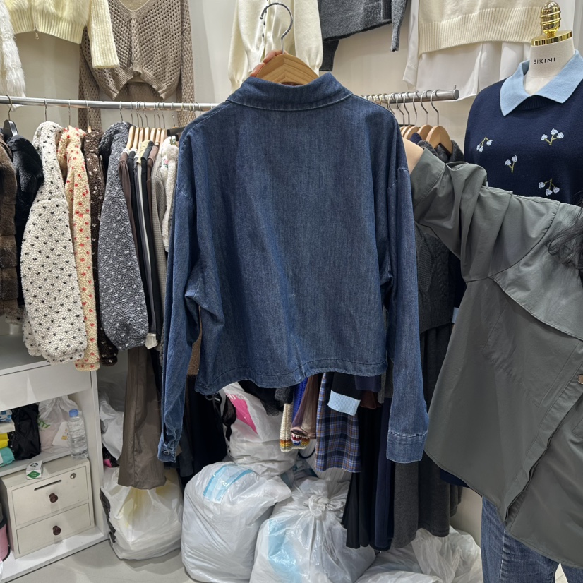 BIKINI東大門直郵㊣女士新品職業時尚26春夏休閑襯衫蕾絲衫BIKINI襯衫/蕾絲衫