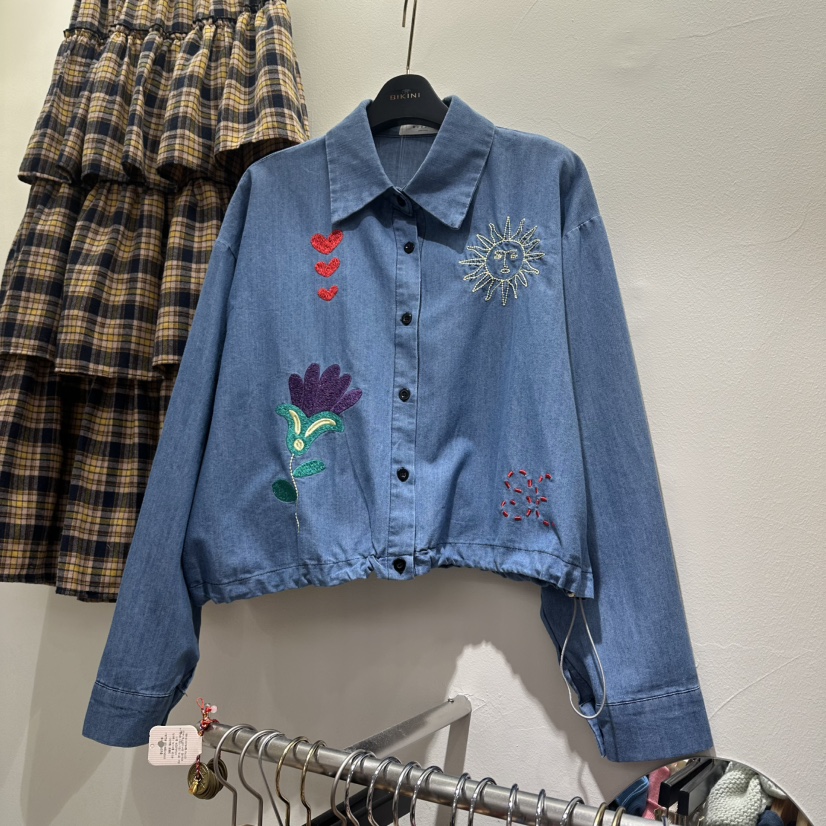 BIKINI東大門直郵㊣女士新品職業時尚26春夏休閑襯衫蕾絲衫BIKINI襯衫/蕾絲衫圖色1