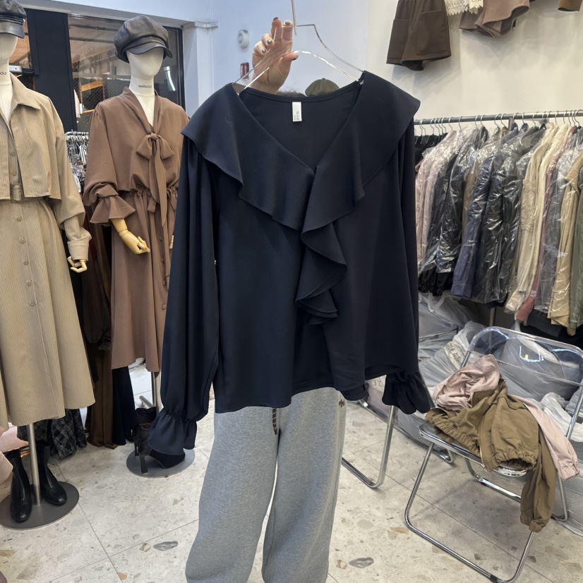 MARIGOLD韓國直郵㊣女裝新款真品職業休閑26春夏襯衫蕾絲衫MARIGOLD襯衫/蕾絲衫圖色3