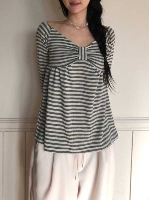 STREET韓國代購㊣女士新款推薦休閑26春夏時尚人氣熱賣長袖T恤STREET長袖T恤