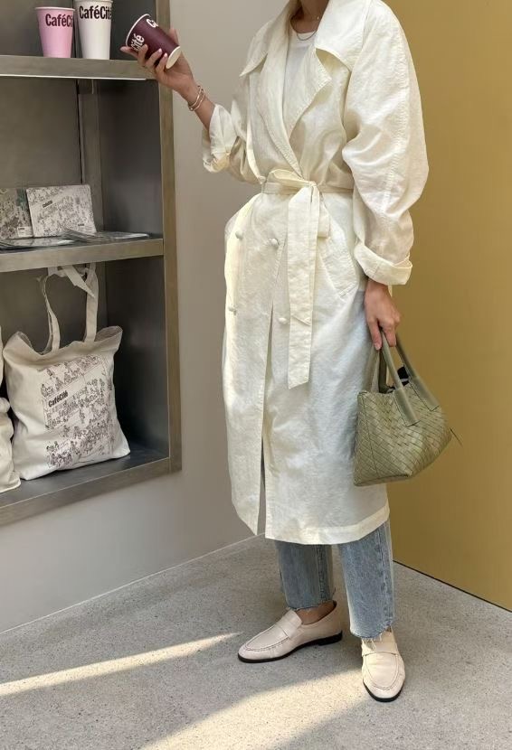 ShopBaguette韓國代購㊣女裝新品休閑時尚真品推薦中長款大衣ShopBaguette中長款大衣圖色1