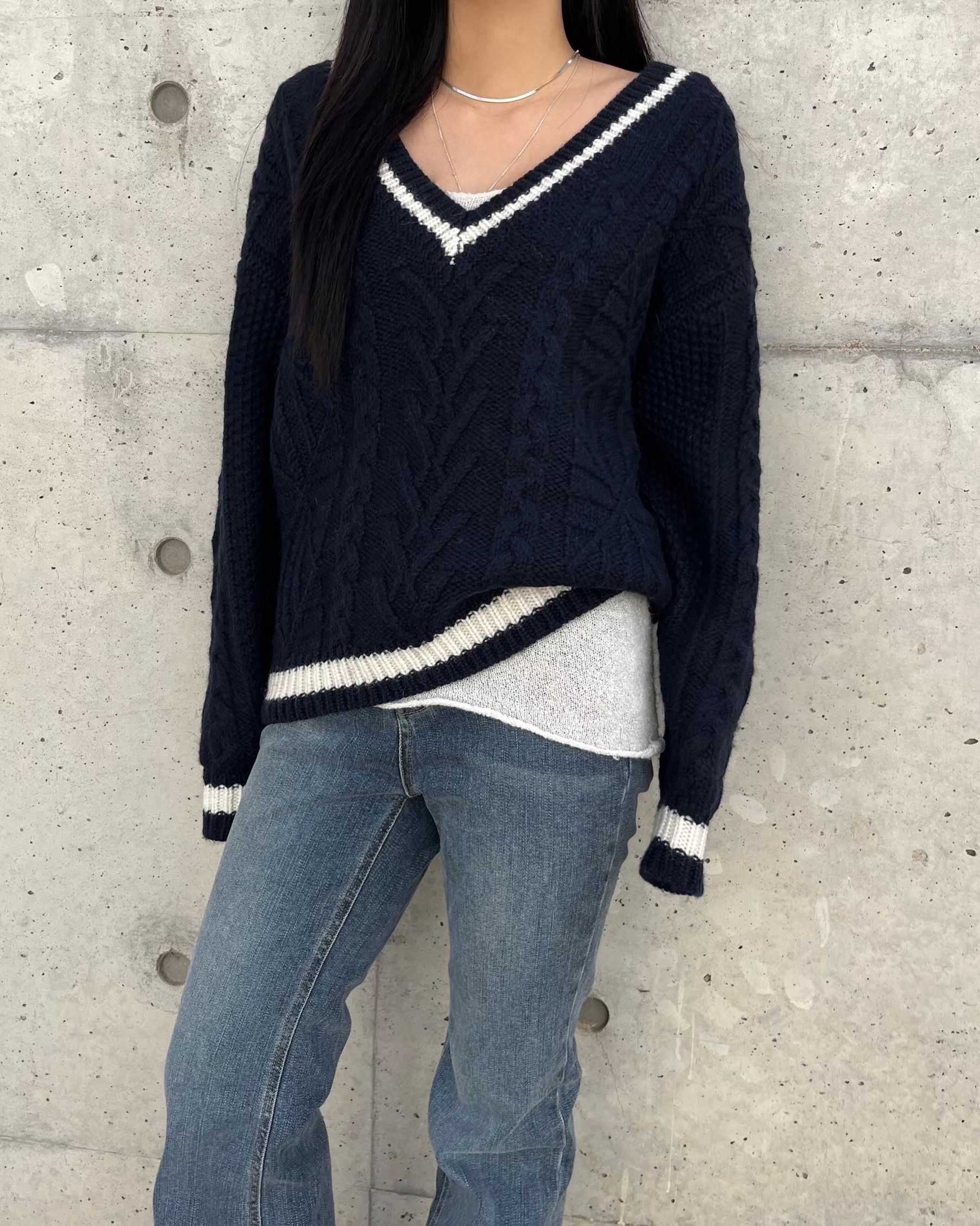 ShopBaguette㊣東大門實拍女士新款26春夏熱賣真品時尚針織衫ShopBaguette針織衫圖色1