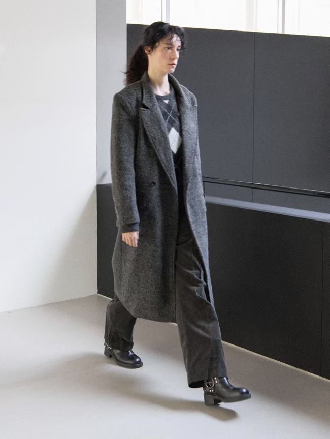 ShopBaguette韓國直郵㊣女士新品職業26春夏推薦中長款大衣ShopBaguette中長款大衣圖色2