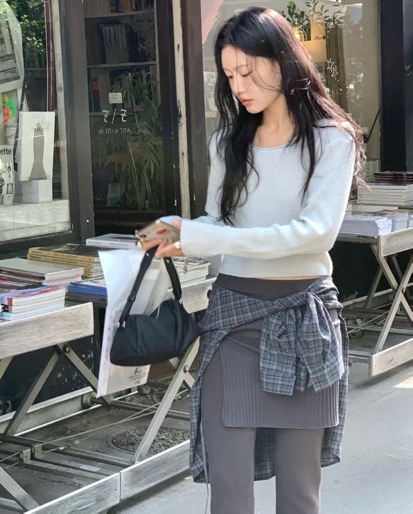 ShopBaguette㊣東大門實拍女裝新品休閑26春夏真品推薦短裙ShopBaguette短裙