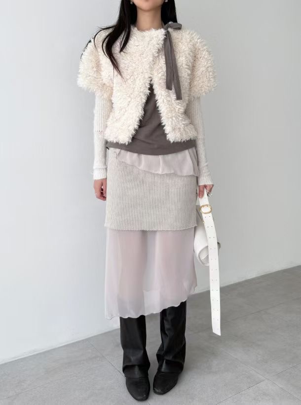 ShopBaguette㊣東大門代購女士新品26春夏休閑半身裙中短裙ShopBaguette半身裙/中短裙圖色3