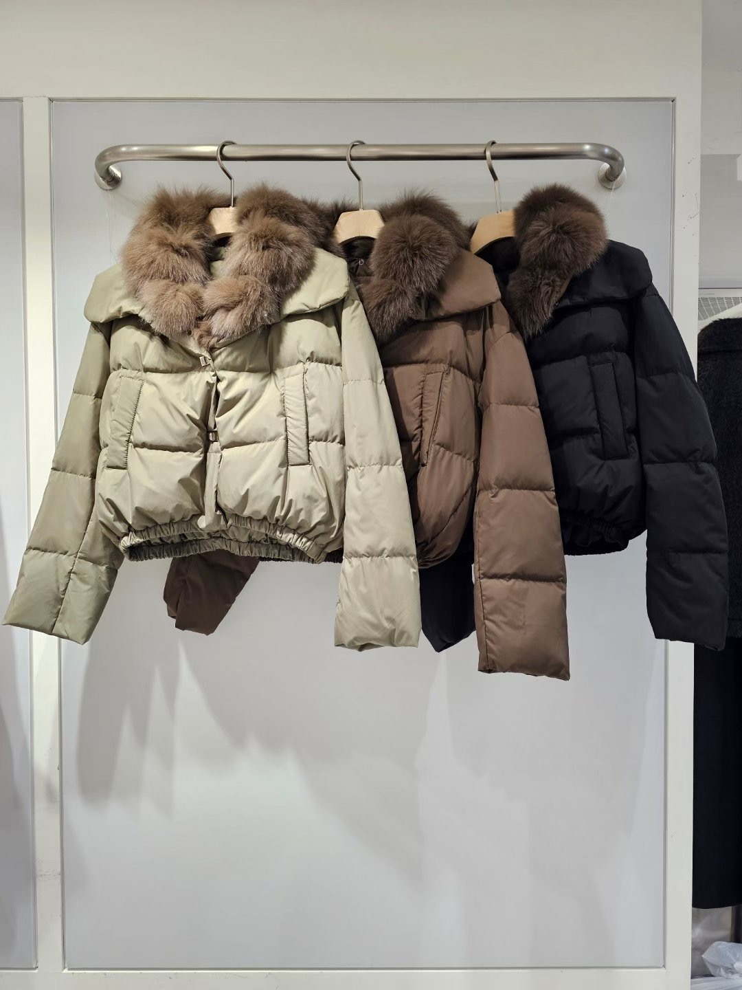 MYME(無品牌標）㊣東大門代購女士新款職業短款棉服可拆卸填充MYME(無品牌標）短款棉服