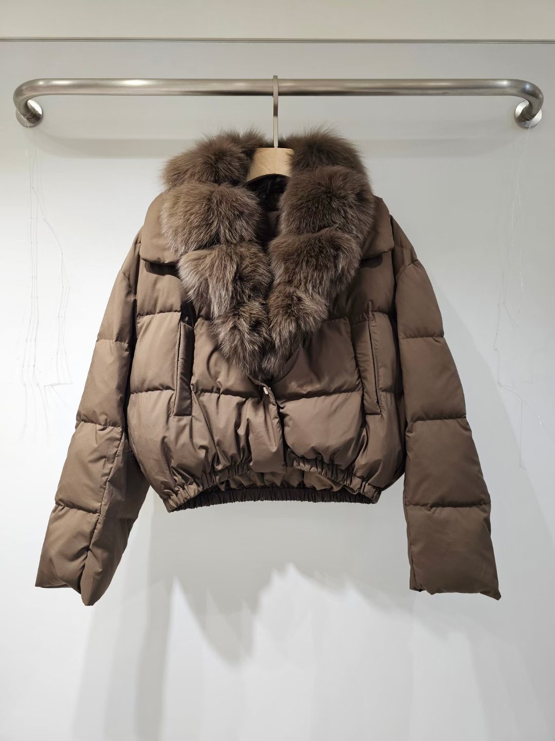 MYME(無品牌標）㊣東大門代購女士新款職業短款棉服可拆卸填充MYME(無品牌標）短款棉服圖色2