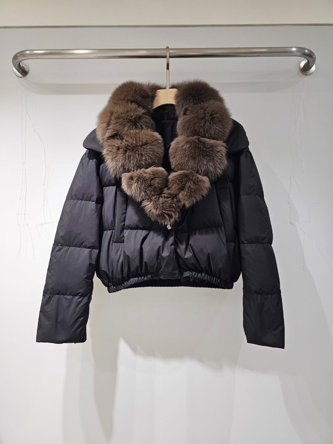 MYME(無品牌標）㊣東大門代購女士新款職業短款棉服可拆卸填充MYME(無品牌標）短款棉服圖色3