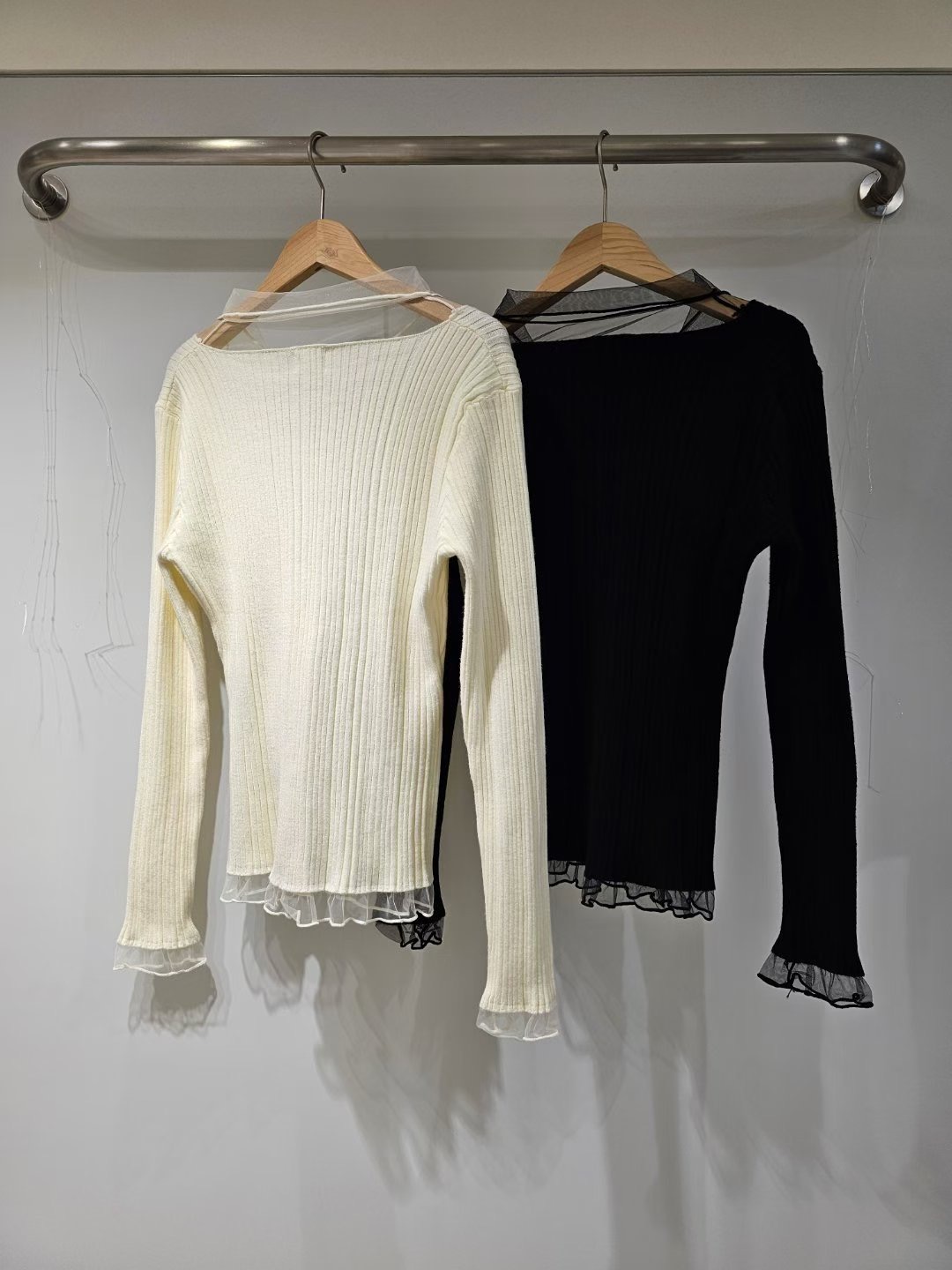 MYME(無品牌標）㊣東大門代購女裝新款休閑人氣針織衫假兩件MYME(無品牌標）針織衫