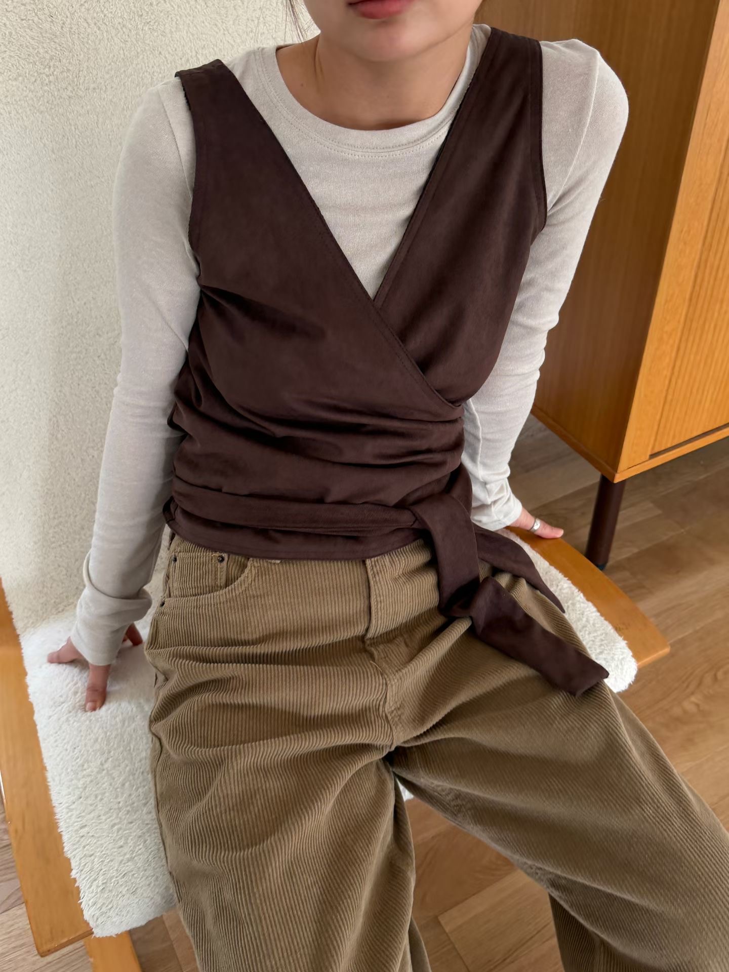 ShopBaguette韓國代購㊣女士新品休閑時尚吊帶背心不含內搭ShopBaguette吊帶/背心圖色2