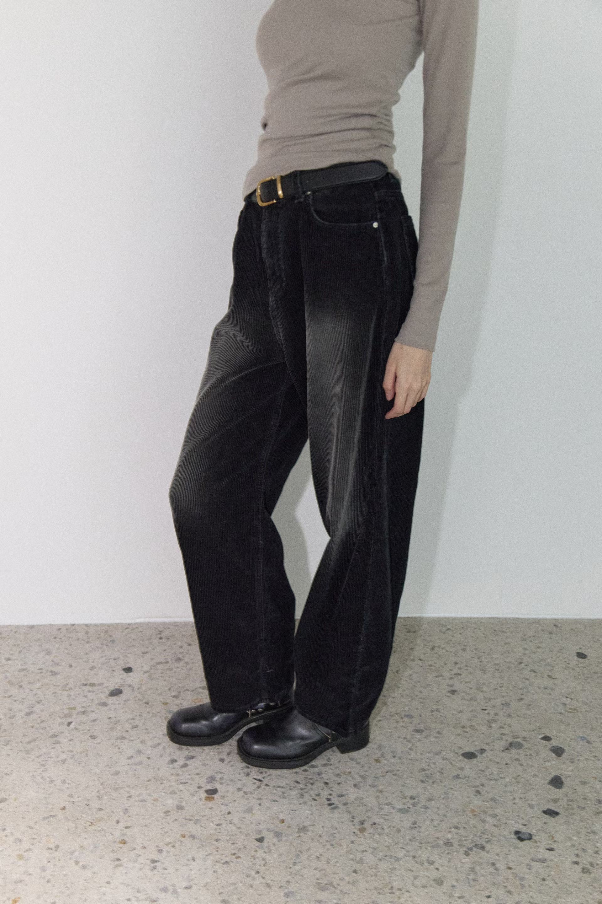 ShopBaguette韓國直郵㊣女裝新品時尚休閑真品牛仔褲燈芯絨ShopBaguette牛仔褲