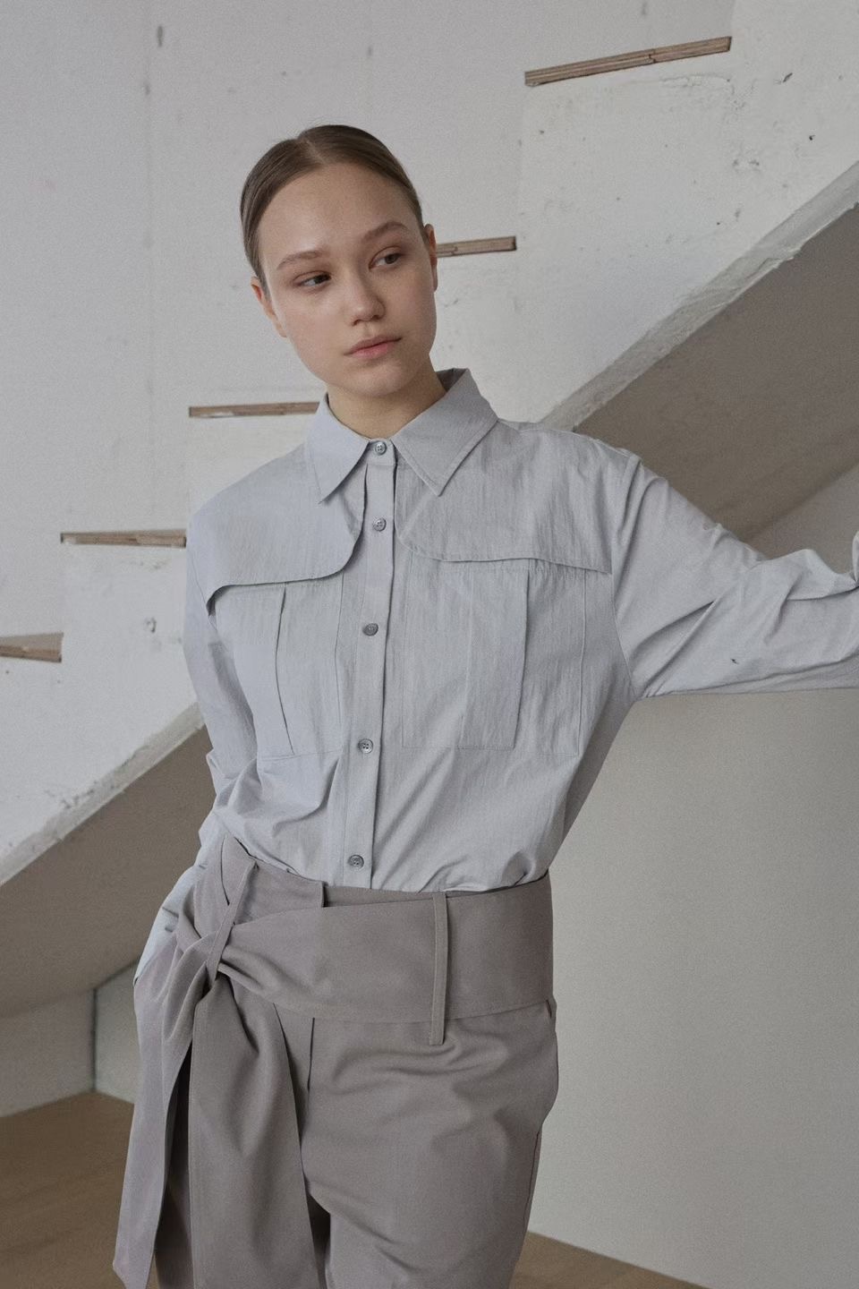 ShopBaguette㊣東大門實拍女士新品真品休閑推薦襯衫蕾絲衫ShopBaguette襯衫/蕾絲衫圖色2