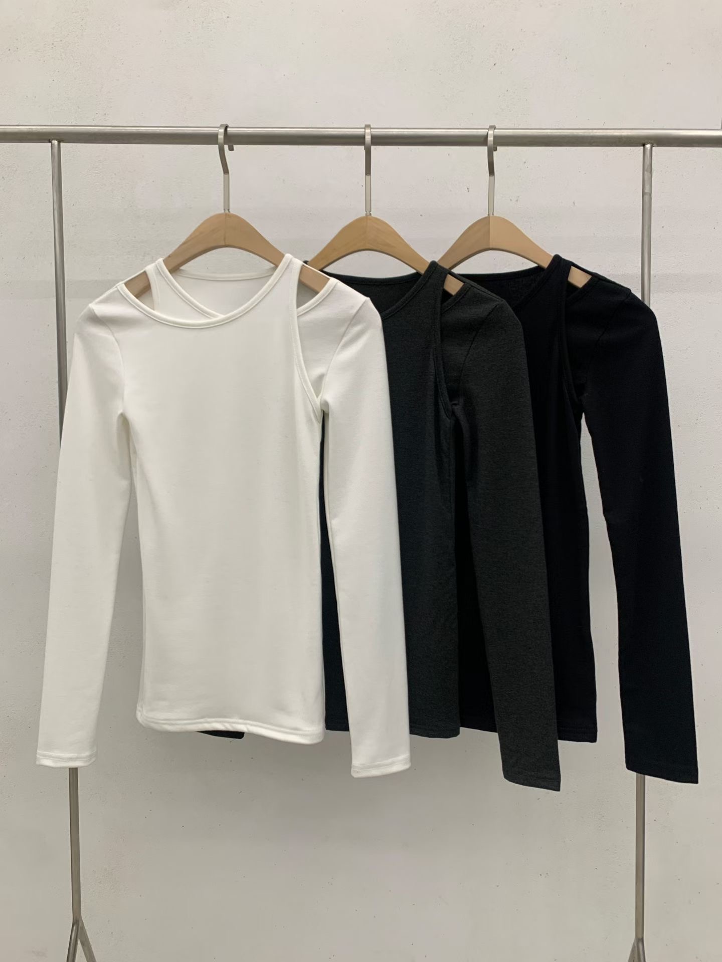 ShopBaguette㊣東大門實拍女裝新款真品人氣休閑熱賣長袖T恤ShopBaguette長袖T恤圖色3左三色